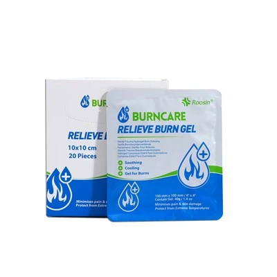 Gel pour soulager les brûlures